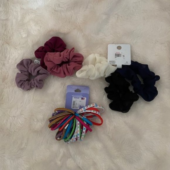 2/ $40 Scrunchies and Hair Ties NWT - Picture 2 of 7